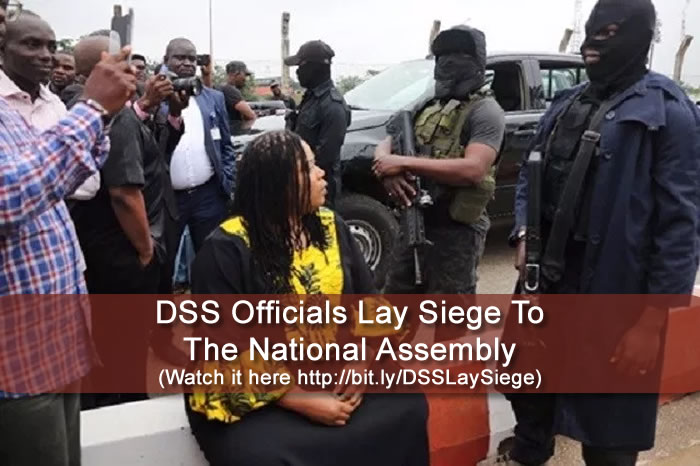 DSS Officials Lay Siege To The National Assembly