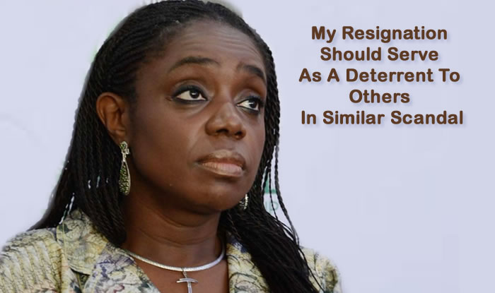 Kemi Adeosun Resignation Should Serve As A Deterrent To Others In Similar Scandal - Nigeria Former Finance Minister
