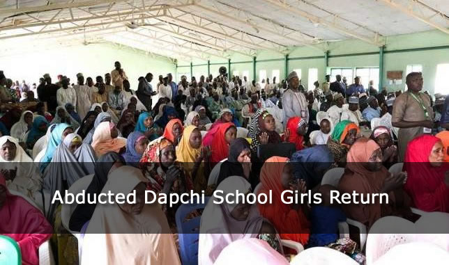 Abducted Dapchi School Girls Return - Number not confirmed