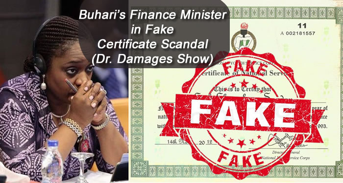 Finance Minister, Kemi Adeosun in Fake Certificate Scandal - Dr. Damages Show