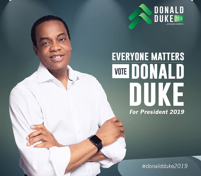 Donald Duke's Ambition to Run in 2019 Presidential Election