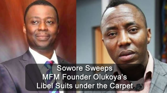 Sowore Sweeps MFM Founder Olukoyas Libel Suits under the Carpet