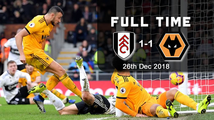 Fulham 1-1 Wolverhampton | 26th Dec 2018 - Football Highlights and Goals - England Premier League
