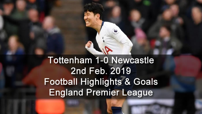 Tottenham 1-0 Newcastle - 2nd Feb. 2019 - Football Highlights and Goals - England Premier League