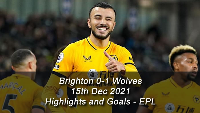 Brighton 0-1 Wolves - 15th Dec 2021 - Highlights and Goals - EPL