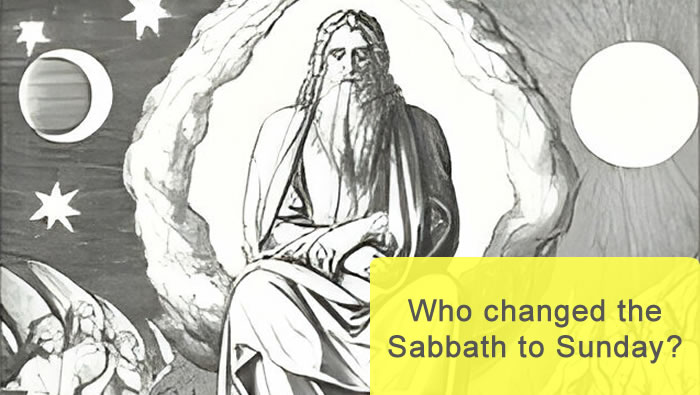 Who changed the Sabbath to Sunday?