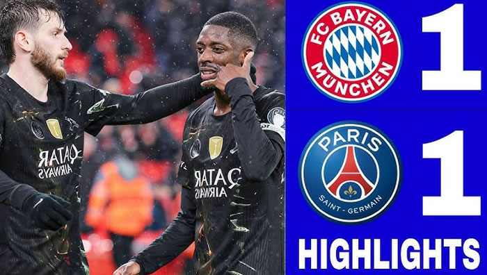 Bayern Munich 1-1 PSG - Highlights - 6th May 2026 - Champions League