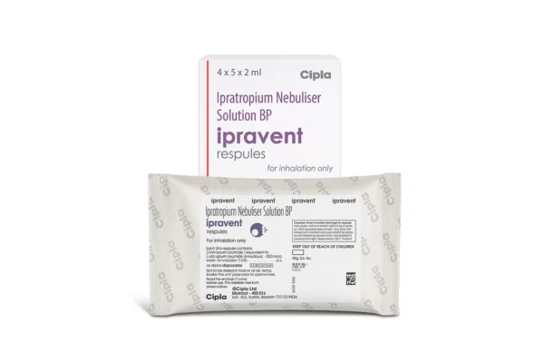 Ipravent Respules 2ml — Nebuliser Dose for Bronchospasm Management