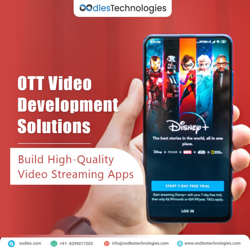 OTT App Development Company | OTT Video Delivery Solutions