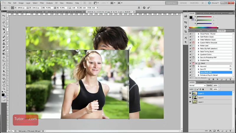 How to increase / decrease the size of an image in Photoshop
