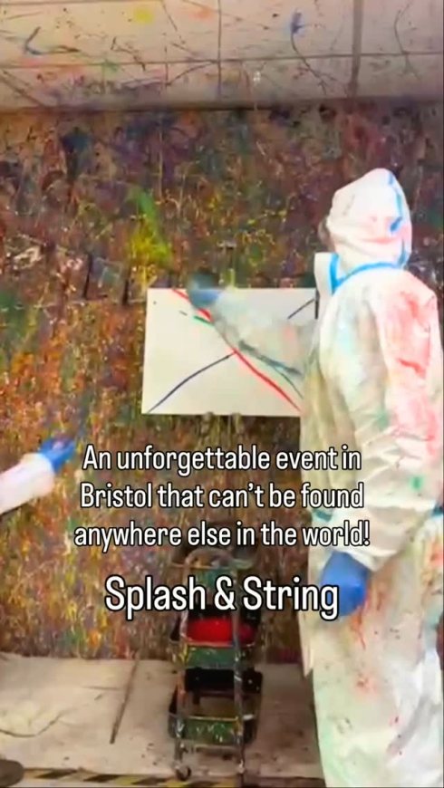 A one-of-a-kind experience in Bristol where live cello music meets rage painting!